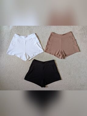 Old Navy High-Waist Shorts Trio